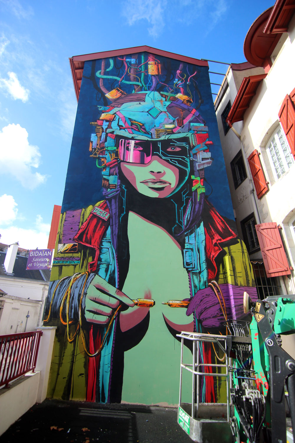 Points de viu Bayonne festival Street Art Mural Deih (10)