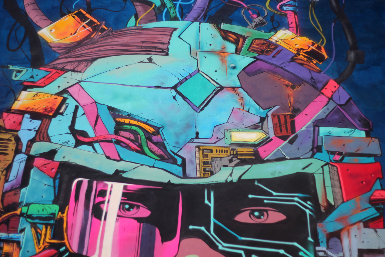 Points de viu Bayonne festival Street Art Mural Deih (3)
