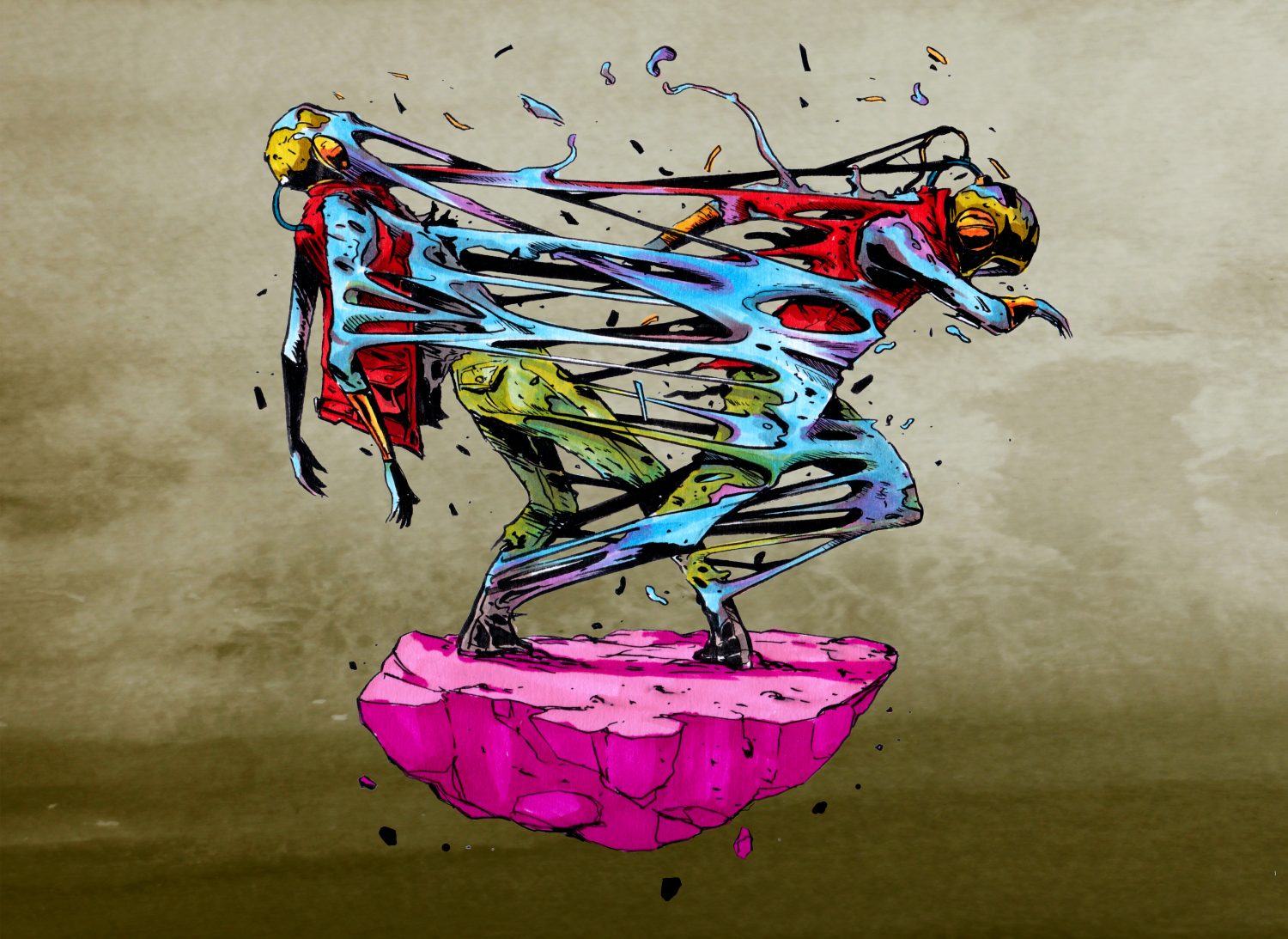 Angle Mort Deih Doble dilema trabajo de estudio studio artwork