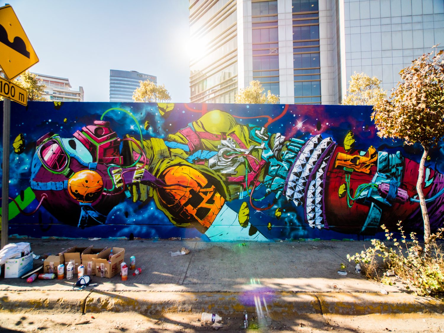México DF Deih Festivals Graffiti walls